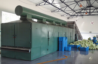 常州健达干燥生产的DWT网带式脱水蔬菜干燥机